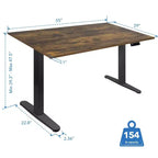Electric Sit-Stand Desk with Tabletop