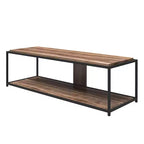 TV Stand for TVs up to 65, Weathered Oak