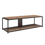 TV Stand for TVs up to 65, Weathered Oak