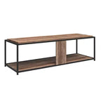 TV Stand for TVs up to 65, Weathered Oak