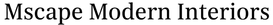 Mscape Modern Interiors Logo - Single Line